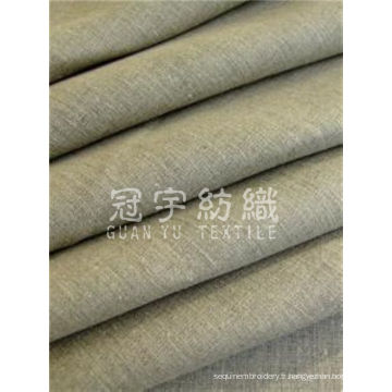 Tissu 100% coton lin avec support pour tissu textile à domicile